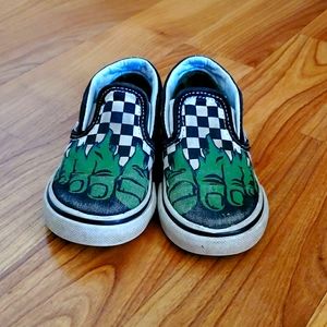 Toddler Hulk Van's Slide-On Shoes